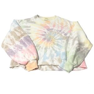 Abercrombie & Fitch | Tie Dye Garment Dyed Everybody Belong Pullover Sweatshirt